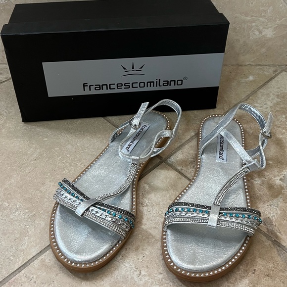 Francescomilano Italian sandals EU37 - Picture 1 of 3